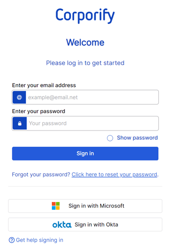 Login integratie MS Azure