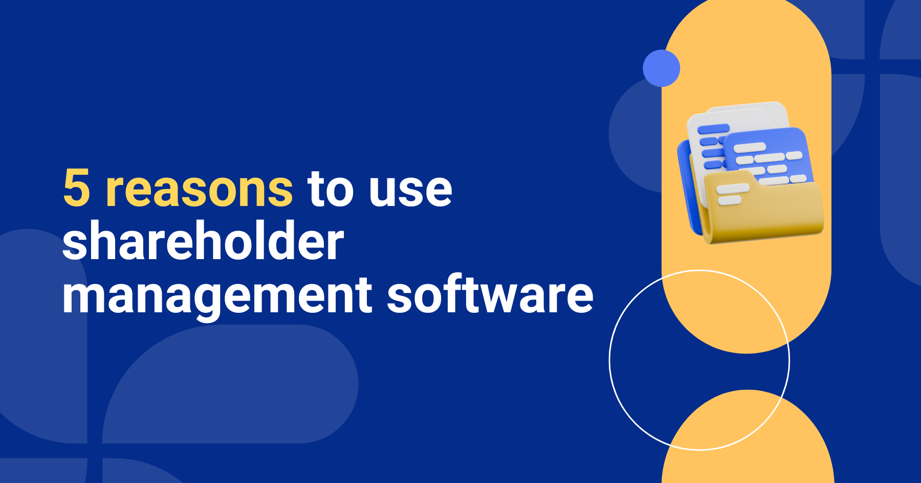 Discover five compelling reasons to adopt shareholder management software for better governance, compliance, and streamlined processes in your growing organization.
