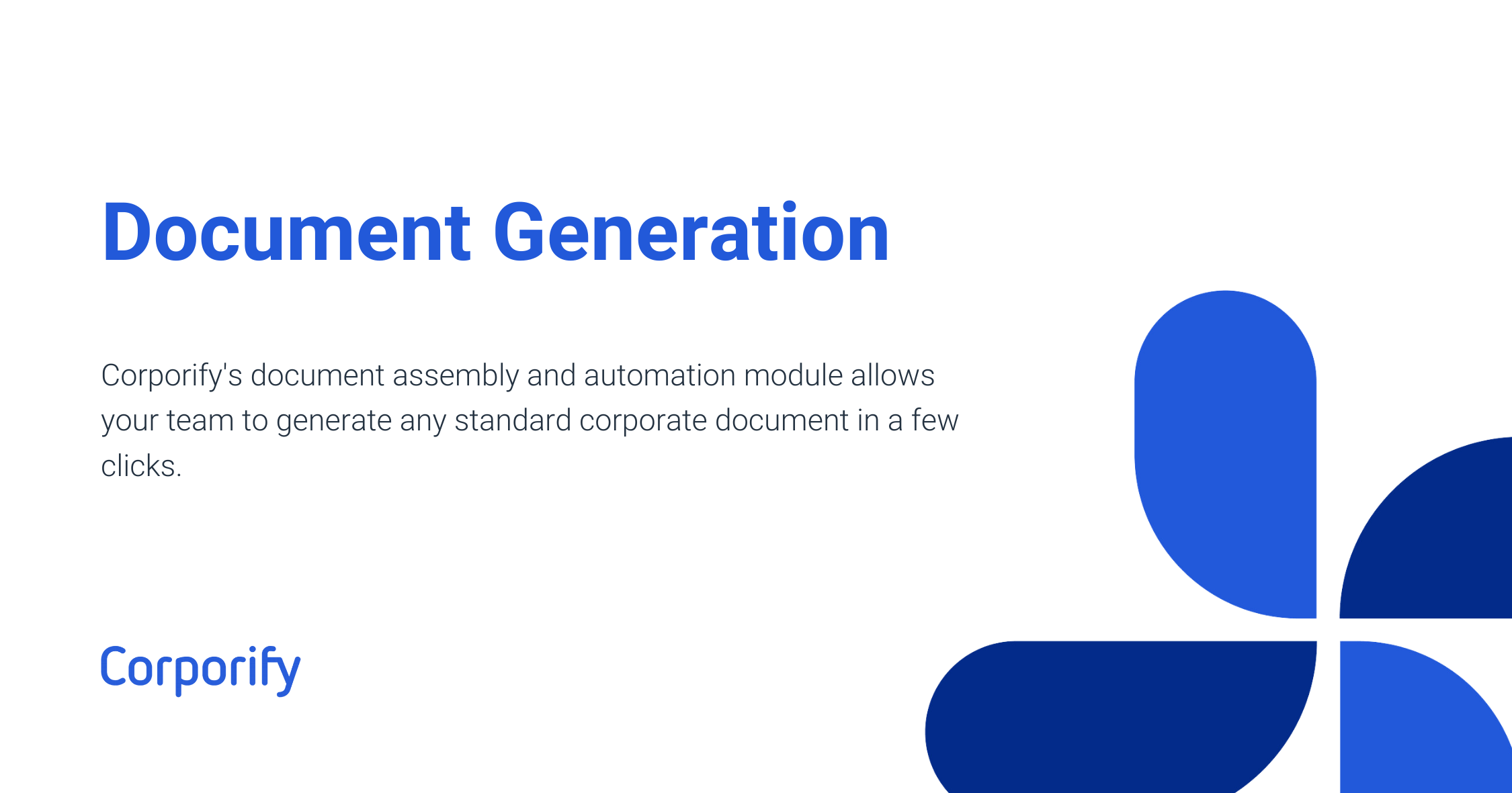 Document Generation | Simple & Secure | Corporify